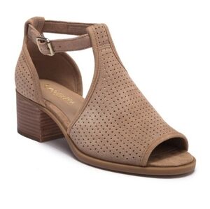 Koolaburra by Ugg Australia Women Ashlyn Leather Open Toe Heels Sandals shoes 9